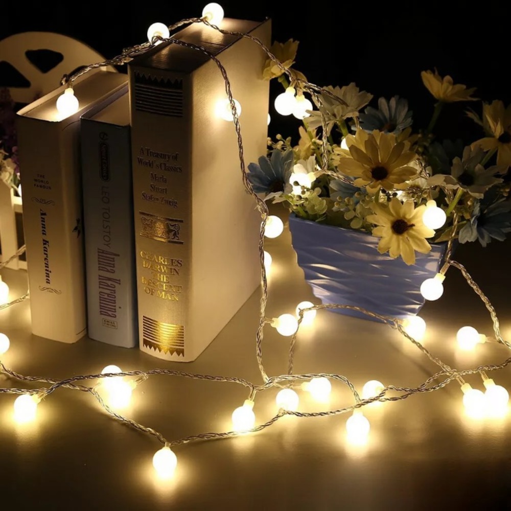 NEW! BOHO CIRCULAR BULB SOFT WHITE LIGHTS - Picture 6 of 8